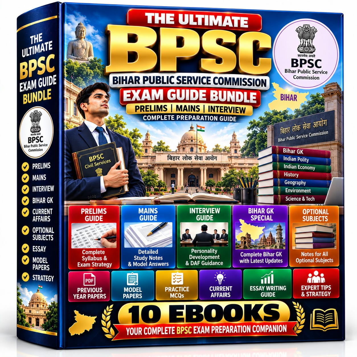 BPSC Exam eBook Bundle cover