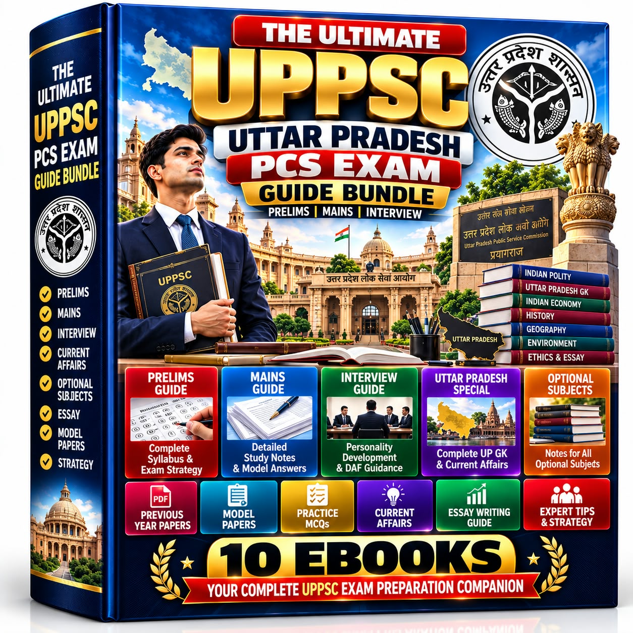 UPPSC Exam eBook Bundle cover
