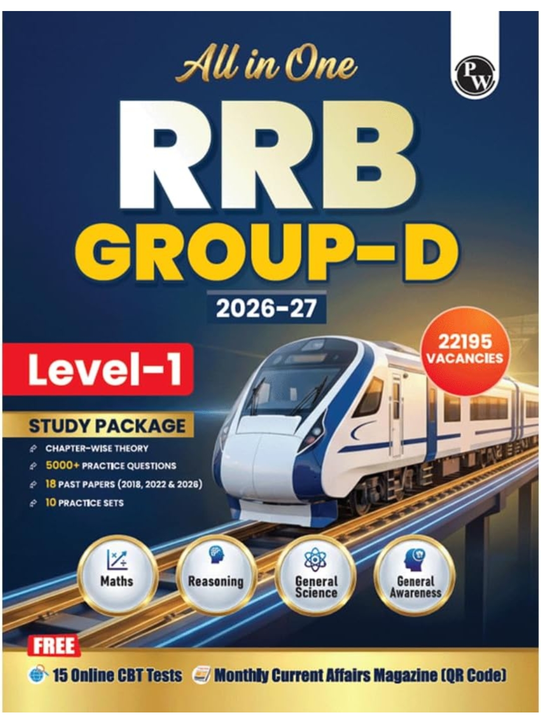 RRB Group-D 2026-27 book cover